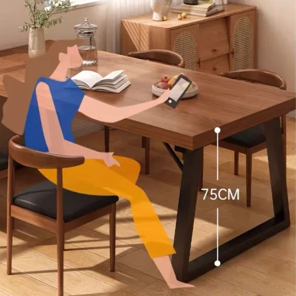 Dining Table 8 Seater Rectangular Kitchen Home Nordic