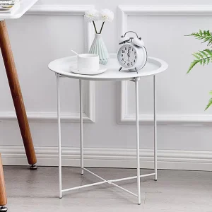 my-11134207-7ras9-mb3amdf9vieuf1.webp Random Round Table Metal Tray Bedside Indoor Sofa Side Outdoor Snack