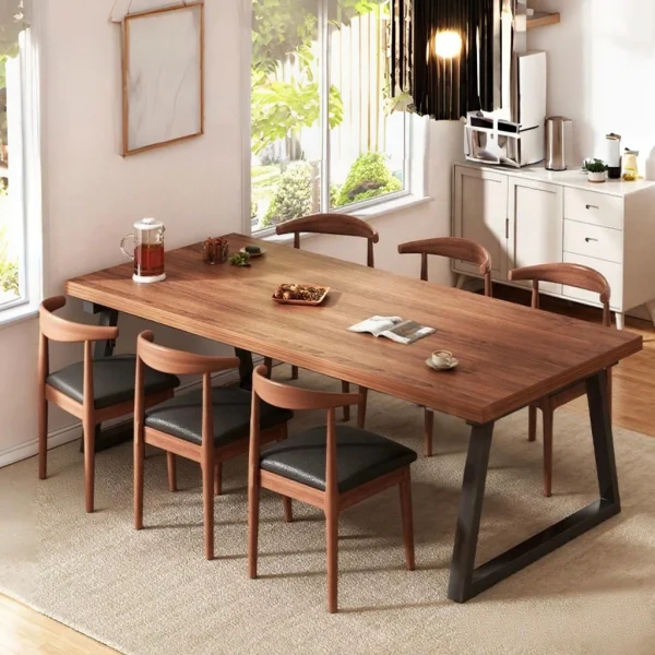 Dining Table 8 Seater Rectangular Kitchen Home Nordic