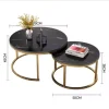 my-11134207-7rase-mdpfvupjn3uw50.webp Random 2 In 1 Flexible Coffee Round Tables Marble Texture Table Nordic for Living Room Furniture