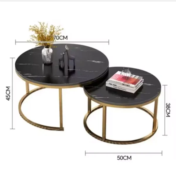 my-11134207-7rase-mdpfvupjn3uw50.webp Random 2 In 1 Flexible Coffee Round Tables Marble Texture Table Nordic for Living Room Furniture