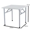 my-11134207-7rasm-m0ny2q9uilvo0f.webp Portable Stainless Steel Table Foldable Dining Banquet Purpose W100cm H72cm