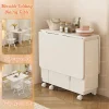 my-11134207-820l6-me8g4yvw89vp7c.webp Table Foldable Dining Portable White Small Room Kitchen Use Easy Carry Minimalist