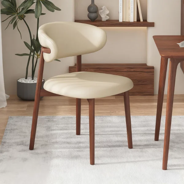 my-11134207-820l7-mgm43c3yo5ji8f.webp Dining Chair Table Designer Nordic Leather Armless Backrest Casual Restaurant