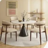 my-11134207-820l8-mgj7jk0fdhc813.webp Dining Chair Table Designer Nordic Leather Armless Backrest Casual Restaurant