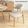 my-11134207-820la-mgj7jk0wdwy6ad.webp Dining Chair Table Designer Nordic Leather Armless Backrest Casual Restaurant