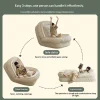 sg-11134201-820l6-mntogiia1hc396.webp Folding Lazy Sofa Bed Human Kennel Design Huge Cloud Tatami Double Recliner For Room Balcony Bedroom L178cm W95cm H28cm