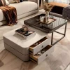 sg-11134201-820lz-mnzfm80keolia4.webp Slate tea table light extendable marble trendy glass square design small spaces