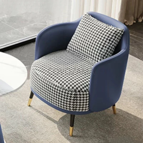 sg-11134201-820ms-mnl5luhdumti23.webp Light Luxury Single Sofa Chair and Tea Table Set Leisure Reception Armchair Business Furniture for Sales Office Beauty Salon Milk Shop Balcony L62cm W61cm H78cm