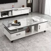 sg-11134201-820n5-mnv90s9a0bgocb.webp Coffee Table Living Room Small Light Tea Retractable Tempered Glass TV Cabinet Combination