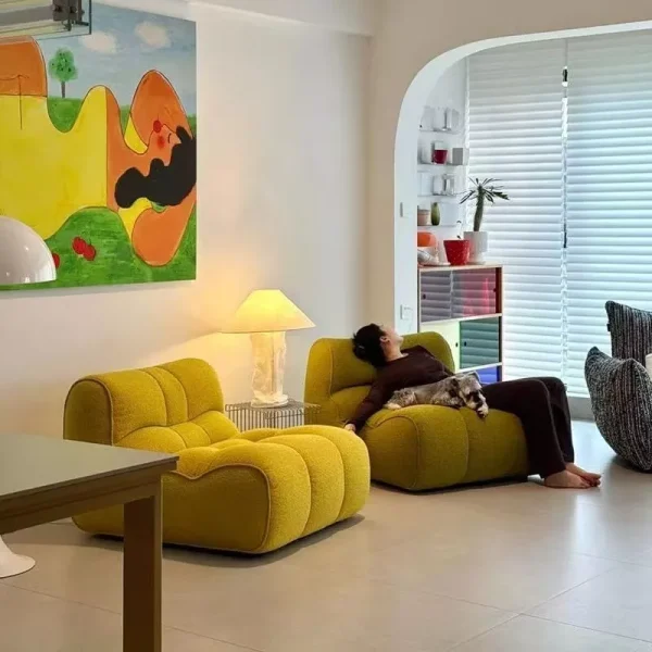 sg-11134201-820n8-mnwiivzdgt1hb8.webp Random Retro Lazy Sofa Single Tatami Can Sit Balcony Bedroom Small Room Leisure