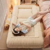 sg-11134201-820o7-mntogiiu22o3d2.webp Folding Lazy Sofa Bed Human Kennel Design Huge Cloud Tatami Double Recliner For Room Balcony Bedroom L178cm W95cm H28cm