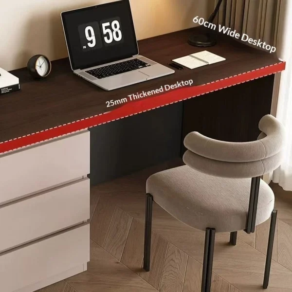sg-11134201-820oe-mnz7cbwivmyw2c.webp Extendable Wall Mounted Desk With Drawers Integrated Makeup Table Bedroom Home Office Study