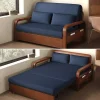 sg-11134201-821f9-mguwlkcklfyj2b.webp Random Retractable Folding Sofa Bed Oil Wax Leather One Piece Dual Use Double Home Furniture