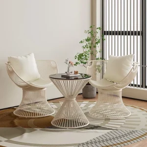 sg-11134201-825zk-mm14lw6gp3wv5b.webp Balcony Leisure Light Table Chair Sofa Coffee One Courtyard Cream L45cm W73cm H68cm